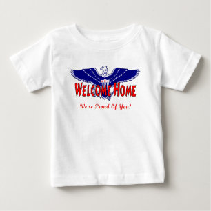 T-shirt Pour Bébé Une maison bienvenue militaire