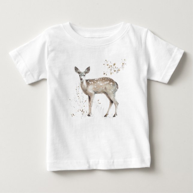 T-shirt Pour Bébé Une promenade IX de région boisée (Devant)