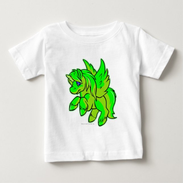 T-shirt Pour Bébé Uni rougeoyant (Devant)