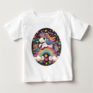 T-shirt Pour Bébé Unicorn