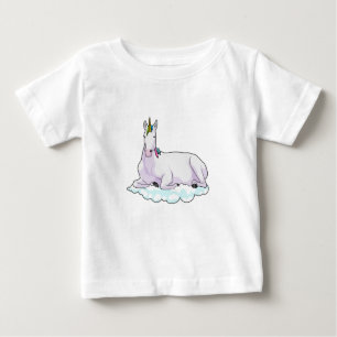 T-shirt Pour Bébé Unicorn on cloud