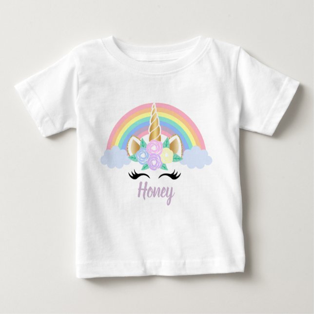 T-shirt Pour Bébé Unicorn TUTU (Devant)