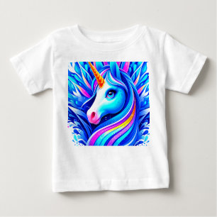 T-shirt Pour Bébé Unicorne