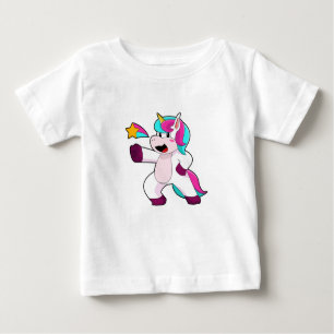 T-shirt Pour Bébé Unicorne avec étoile
