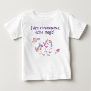 T-shirt Pour Bébé Unicorne magique Chromosome extra