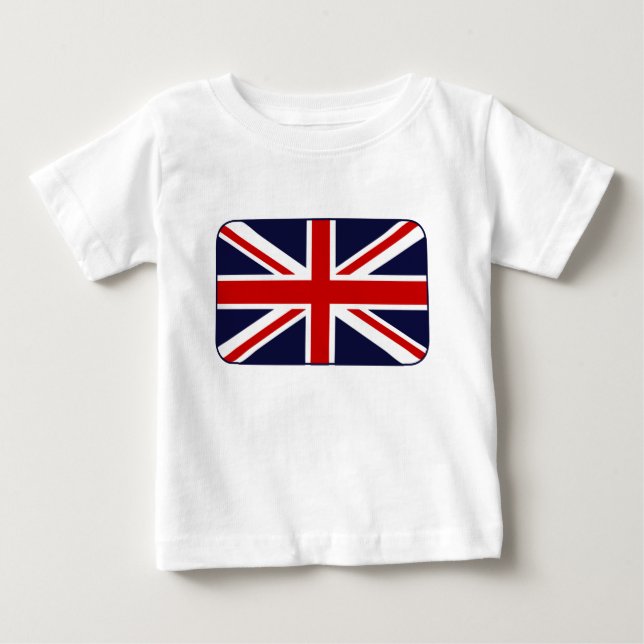 T-shirt Pour Bébé Union Jack (Devant)