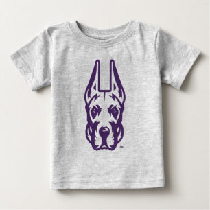 T-shirt Pour Bébé Université d'Albany Chef de la mascotte Great Dane