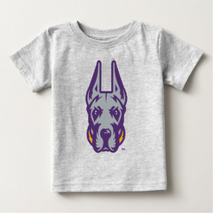 T-shirt Pour Bébé Université d'Albany Chef de la mascotte Great Dane