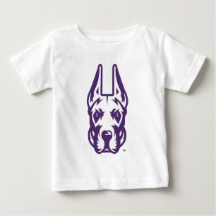 T-shirt Pour Bébé Université d'Albany Chef de la mascotte Great Dane