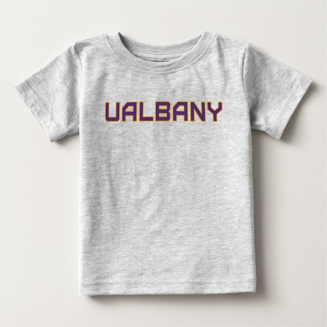 T-shirt Pour Bébé Université de Albany Wordmark (Devant)