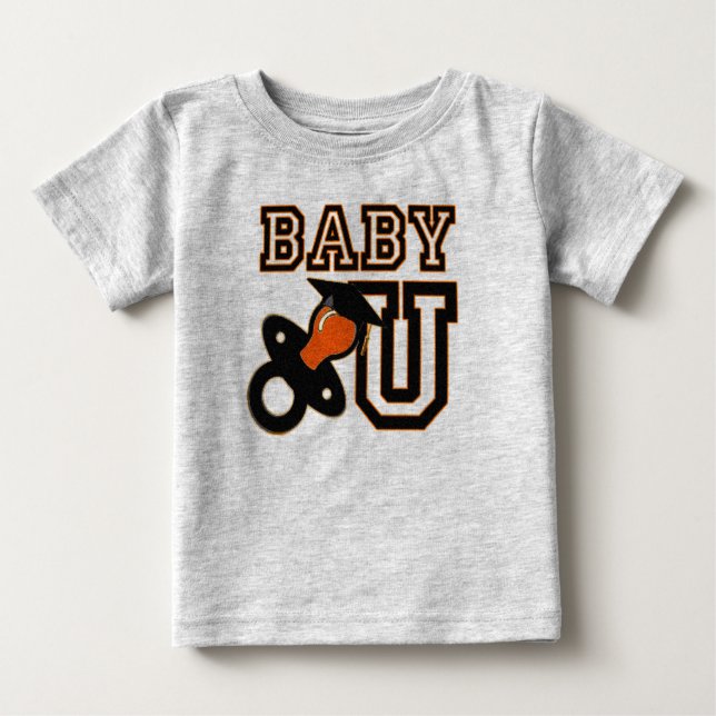 T-shirt Pour Bébé Université de bébé (Devant)