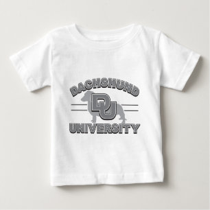 T-shirt Pour Bébé Université de Dachshund