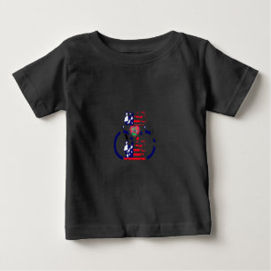 T-shirt Pour Bébé USA Hope Beau drapeau national Extraordinaire Desi