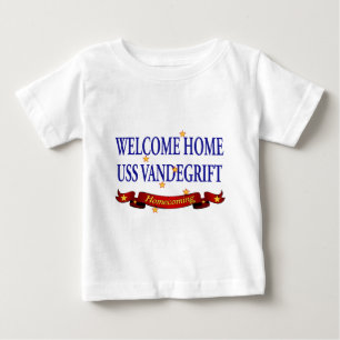 T-shirt Pour Bébé USS Vandegrift à la maison bienvenu