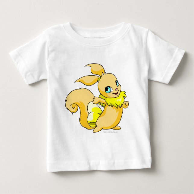 T-shirt Pour Bébé Usul jaune (Devant)