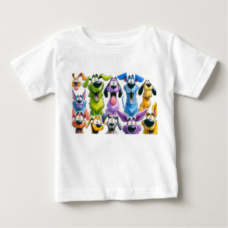 T-shirt Pour Bébé Vache drôle Highland avec café SVG - Carton mignon