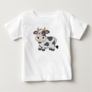 T-shirt Pour Bébé Vache moo endormie
