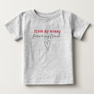 T-shirt Pour Bébé valentine de maman