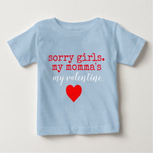 T-shirt Pour Bébé valentine de maman