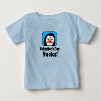 T-shirt Pour Bébé Valentine's Day Sucks Penguin