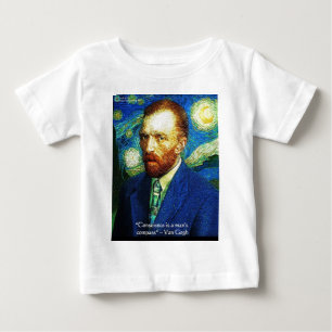 T-shirt Pour Bébé Van Gogh "Conscience Compass" Quota Venin Tees Etc