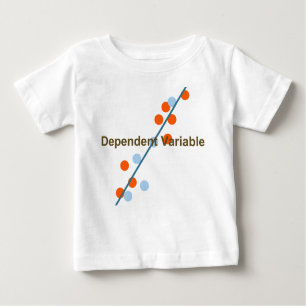 T-shirt Pour Bébé variable dépendente