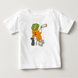 T-shirt Pour Bébé Vegan Ice Hockey