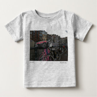 T-shirt Pour Bébé Vélo d'Amsterdam