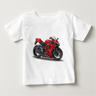 T-shirt Pour Bébé vélo de rouge du suzuki GSX-R600