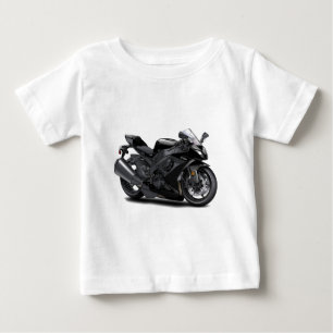 T-shirt Pour Bébé Vélo noir Ninja