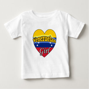 T-shirt Pour Bébé Venezuelan Girl