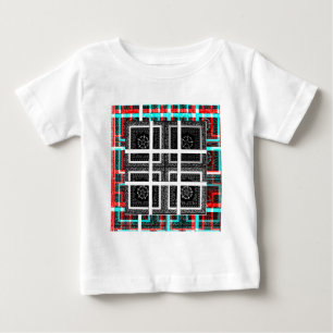 T-shirt Pour Bébé Vérifier mes courbes Carrés.png