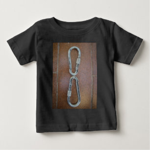 T-shirt Pour Bébé Verrouillage : Conception de serrure de carabiner 