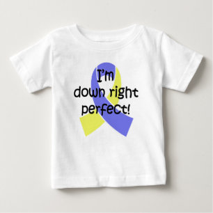 T-shirt Pour Bébé Vers le bas droit perfectionnez, conscience de