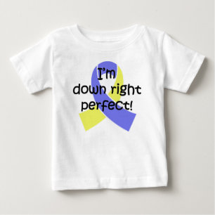 T-shirt Pour Bébé Vers le bas droit perfectionnez, conscience de