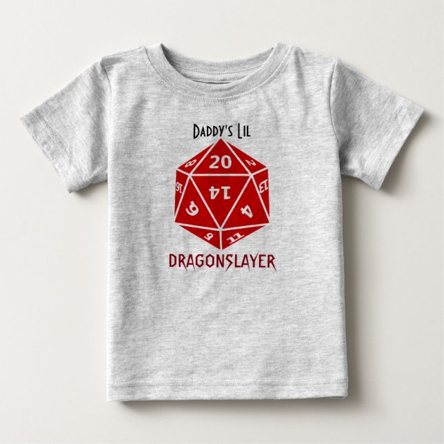 T-shirt Pour Bébé Vêtement Geek Red Die (Devant)