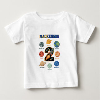 T-shirt Pour Bébé Vêtement personnalisé avec nom pour fête d'anniver
