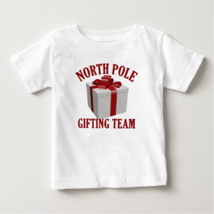 T-shirt Pour Bébé Vêtements de l'équipe de cadeaux du pôle Nord