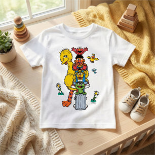 T-shirt Pour Bébé Vêtements de personnage de Rue Sésame et chemise b