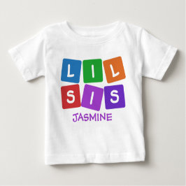 T-shirt Pour Bébé Vêtements Little Sis CUSTOM