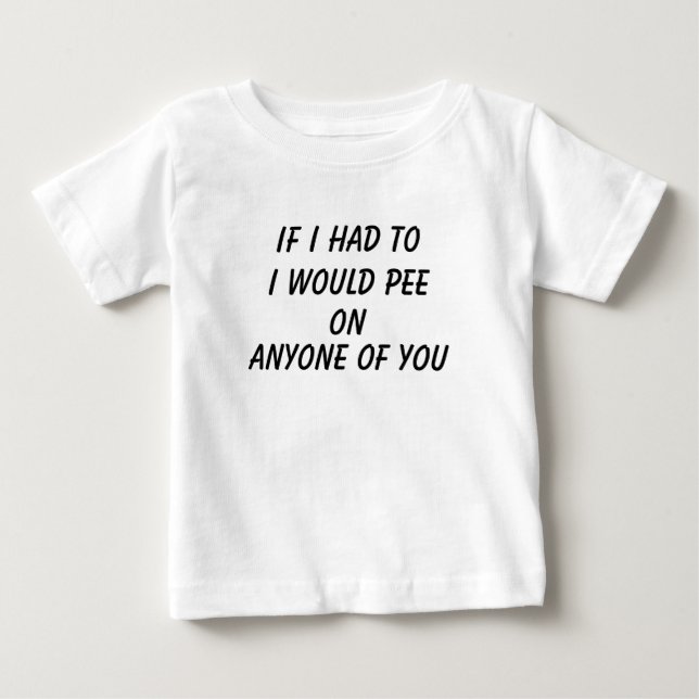 T-shirt Pour Bébé Vêtements pour bébés mignons et comiques : Embrass (Devant)