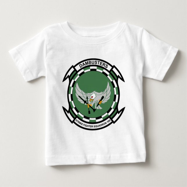 T-shirt Pour Bébé VFA - 195e Escadron d'attaque - Dambusters (Devant)