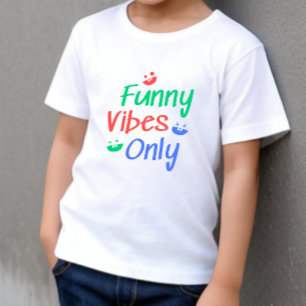 T-shirt Pour Bébé Vibes amusantes T-shirt bébé DP7Art