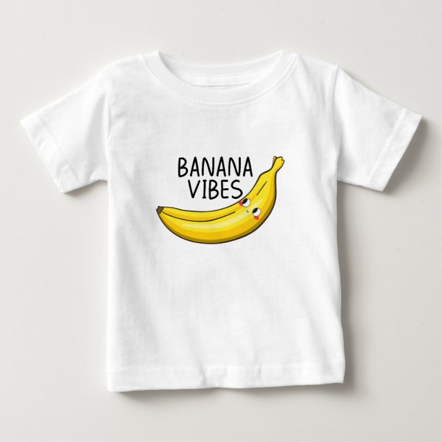 T-shirt Pour Bébé Vibes Banane (Devant)
