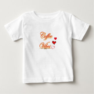 T-shirt Pour Bébé "Vibes café : Tranquillité textuelle"
