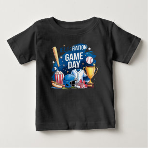 T-shirt Pour Bébé Vibes du Jour du Jeu