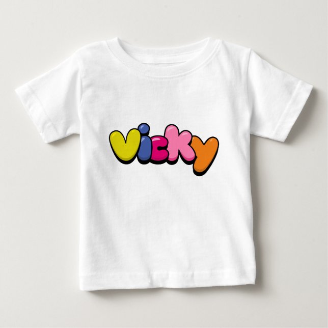 T-shirt Pour Bébé Vicky (Devant)