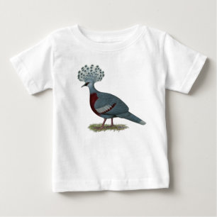 T-shirt Pour Bébé Victoria Crowne Pigeon