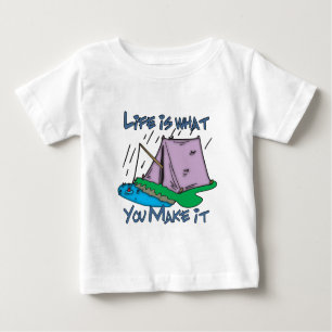 T-shirt Pour Bébé Vie du camping