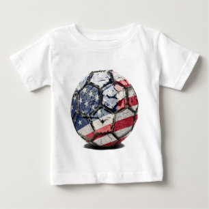 T-shirt Pour Bébé Vieille boule des Etats-Unis